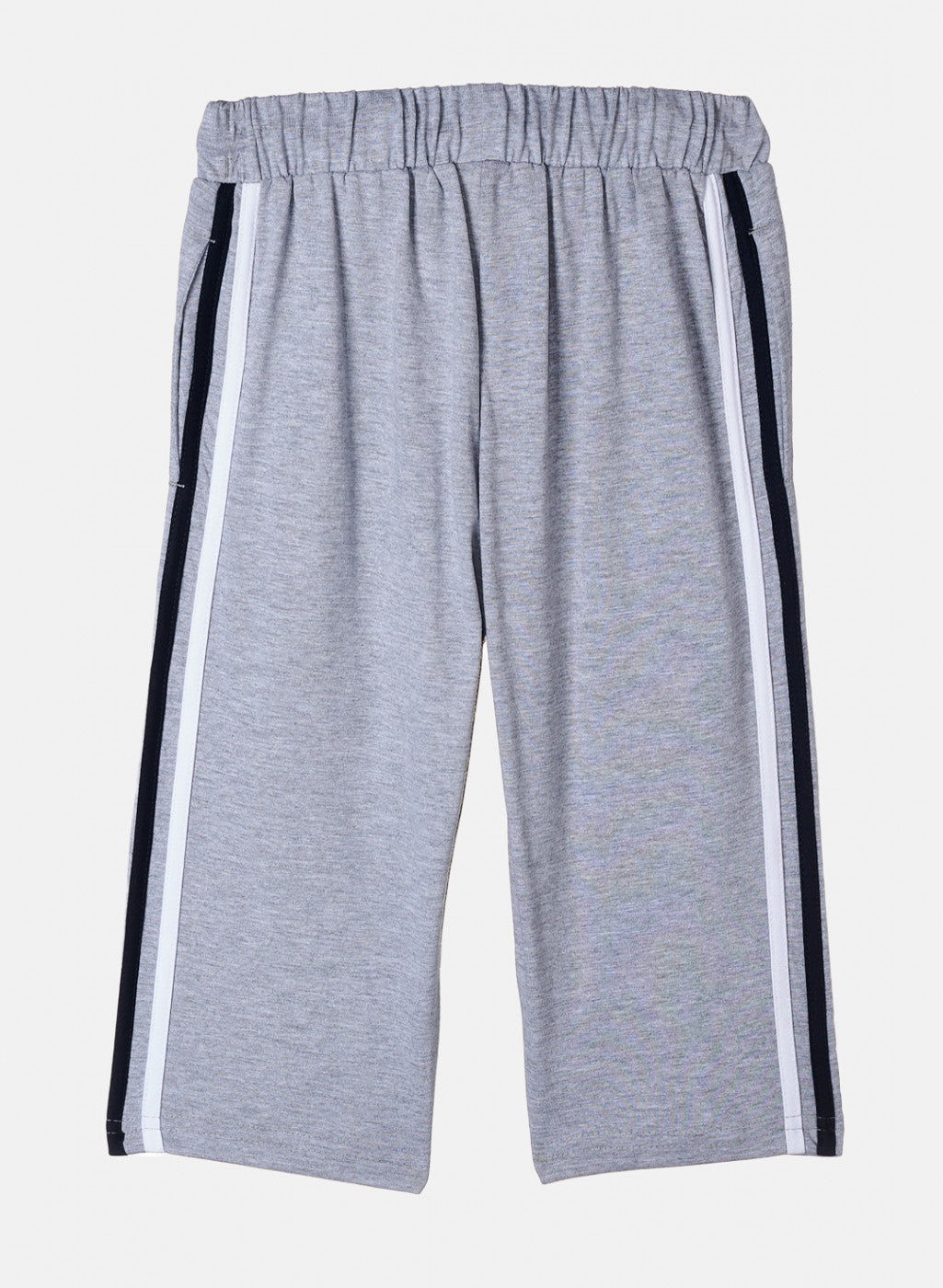 Boys Grey Plain Capri
