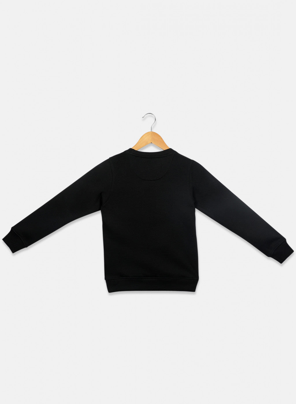 Boys Black Printed Sweatshirt