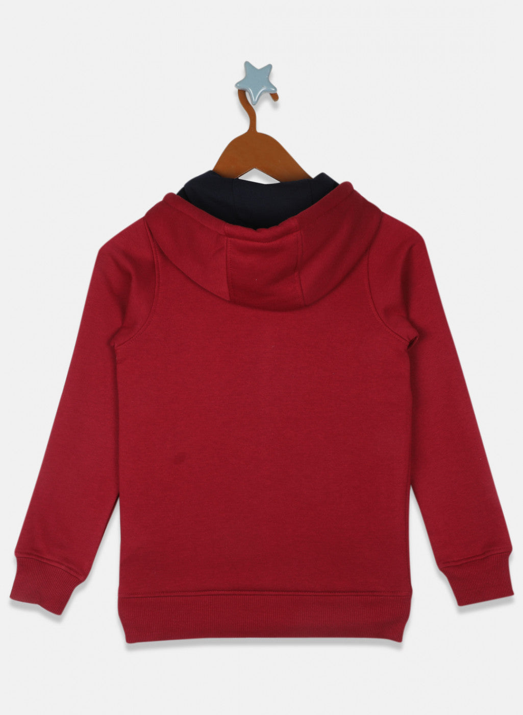 Boys Red Printed Sweatshirt