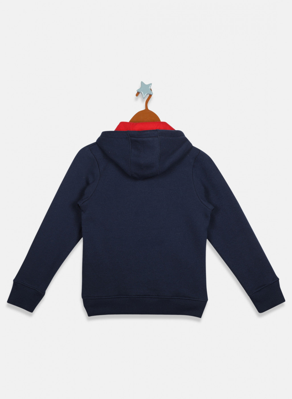 Boys Blue Printed Sweatshirt