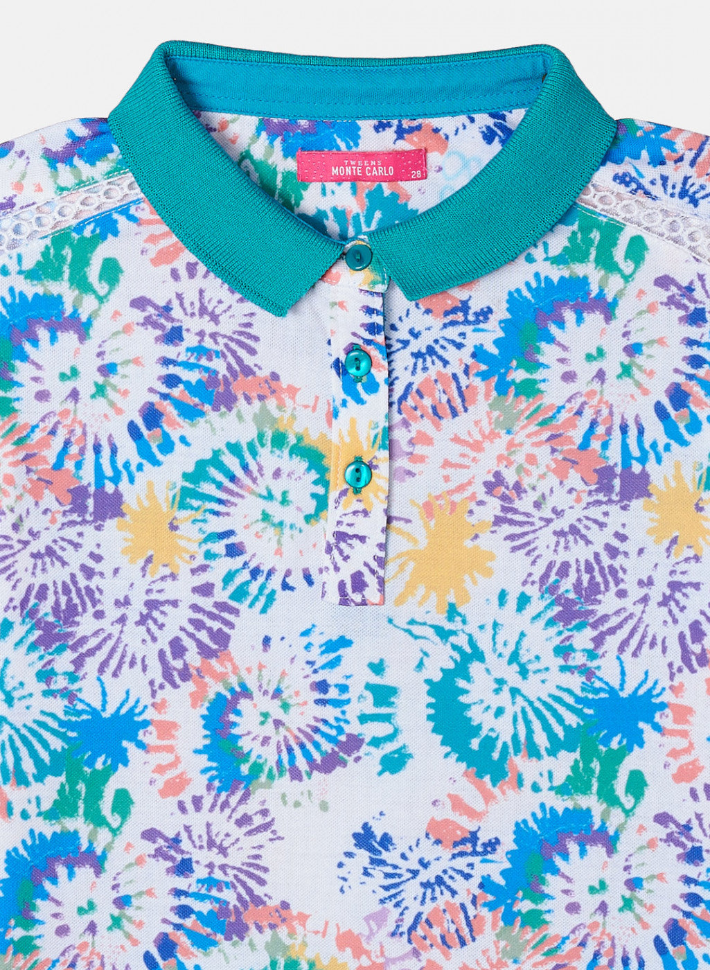 Girls Blue Printed T-Shirt