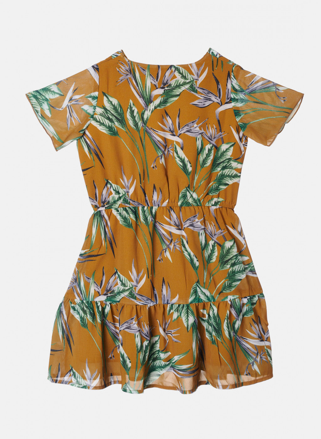 Girls Multi Color Printed Dress