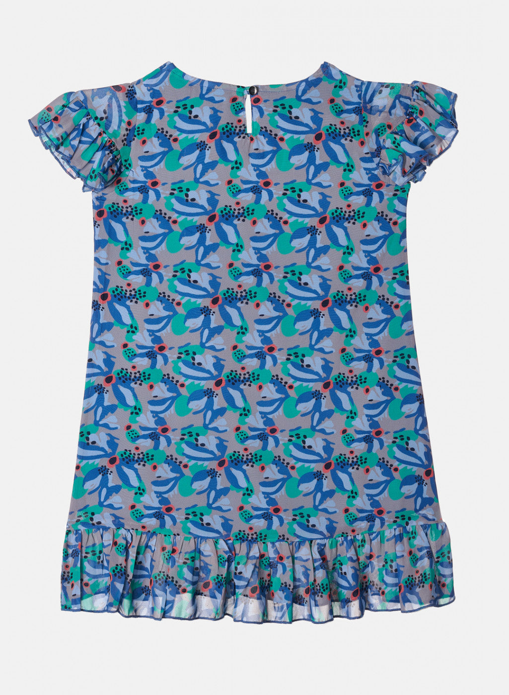 Girls Multi Color Printed Dress