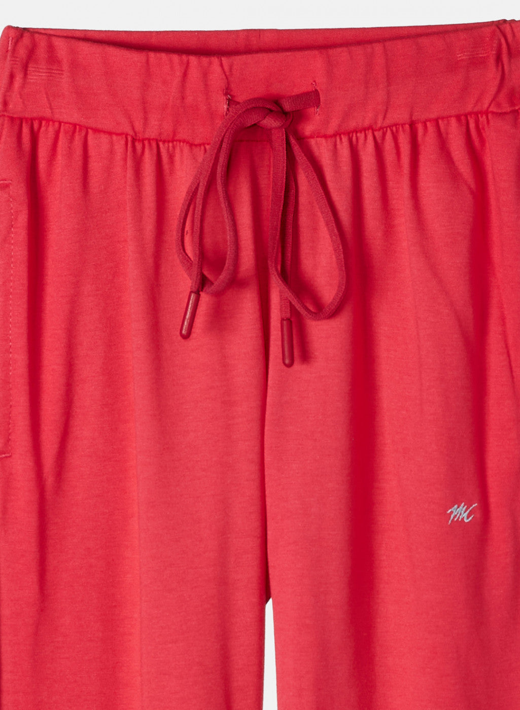 Girls Dark Pink Plain Lower