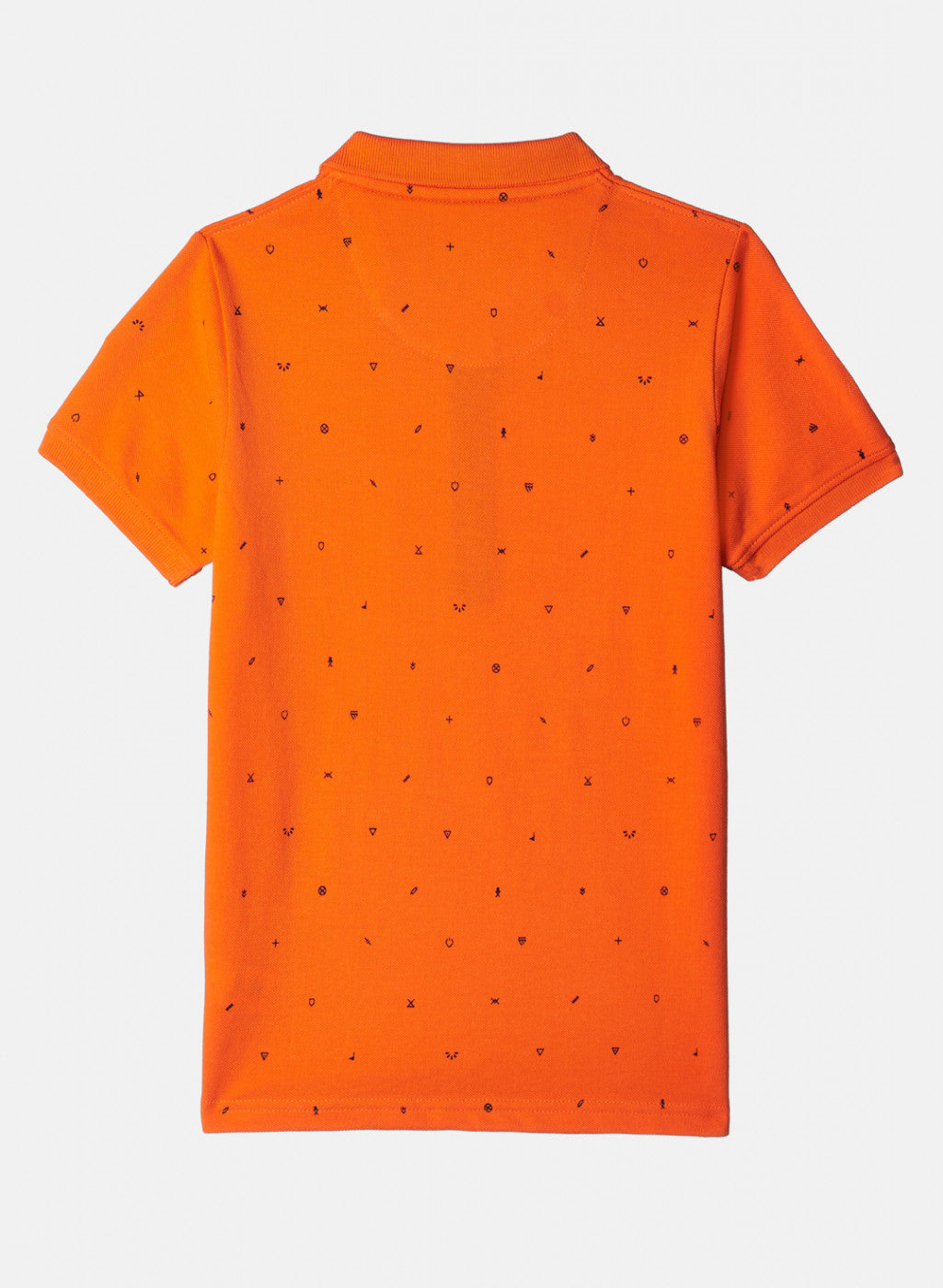 Boys Bright Orange Printed T-Shirt
