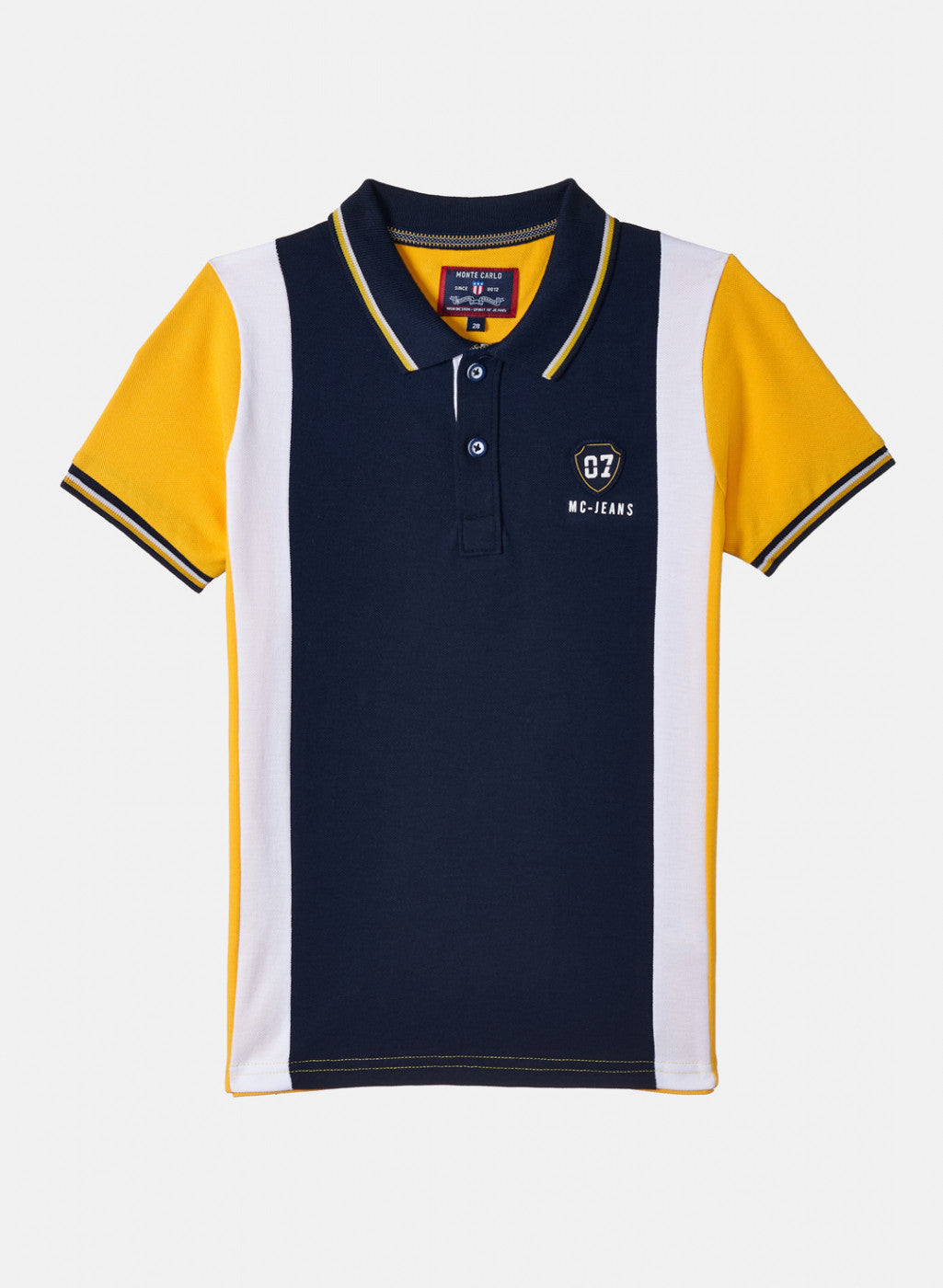 Boys Mustard Printed T-Shirt