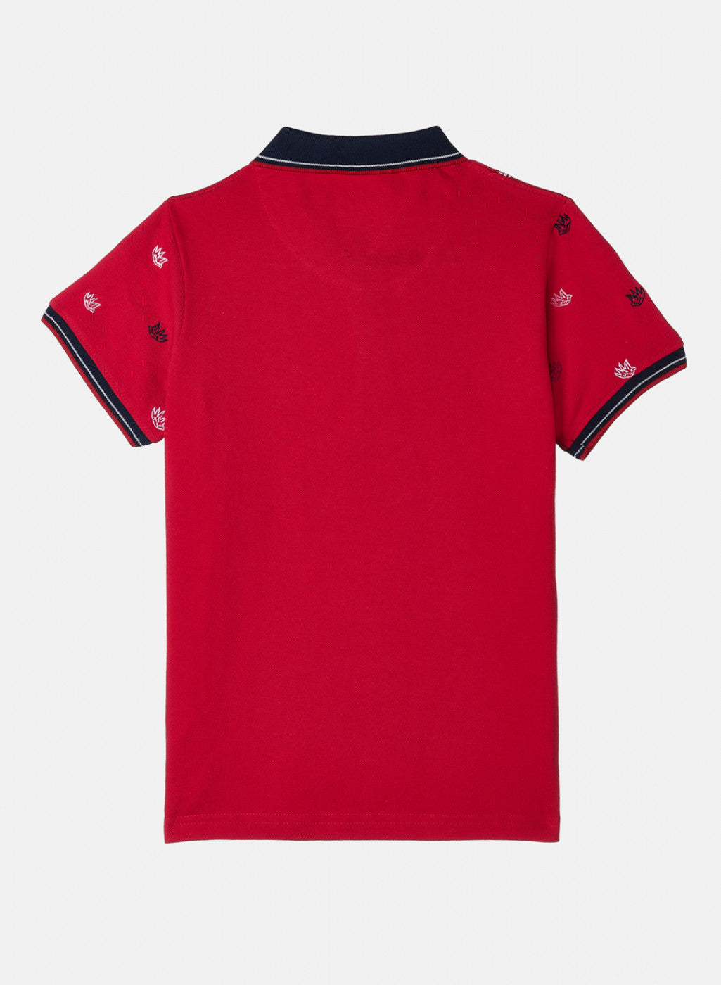 Boys Red Embroidered T-Shirt