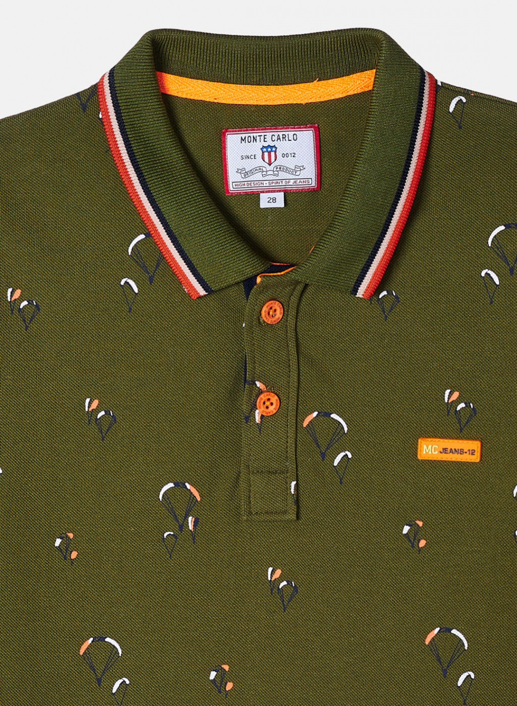 Boys Green Printed T-Shirt