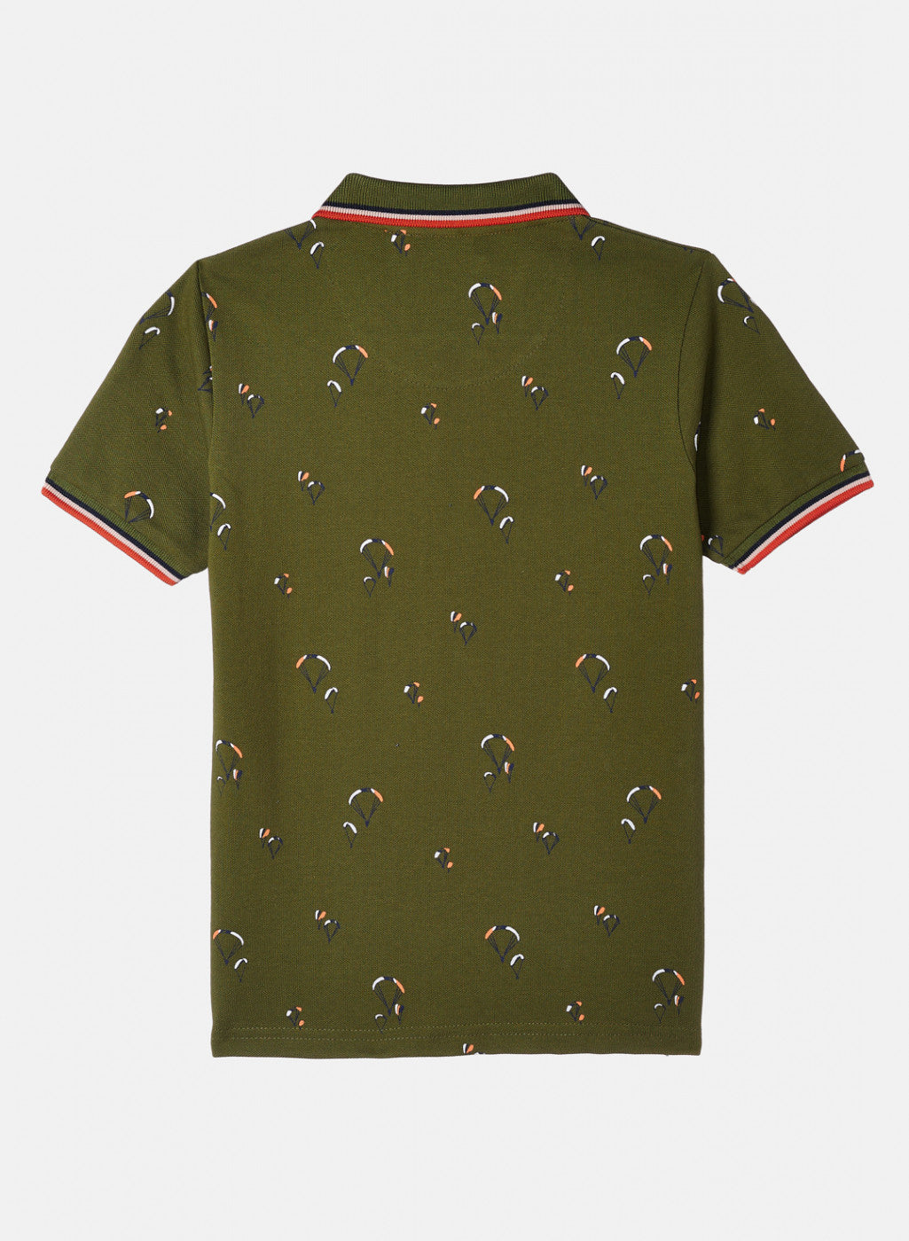 Boys Green Printed T-Shirt