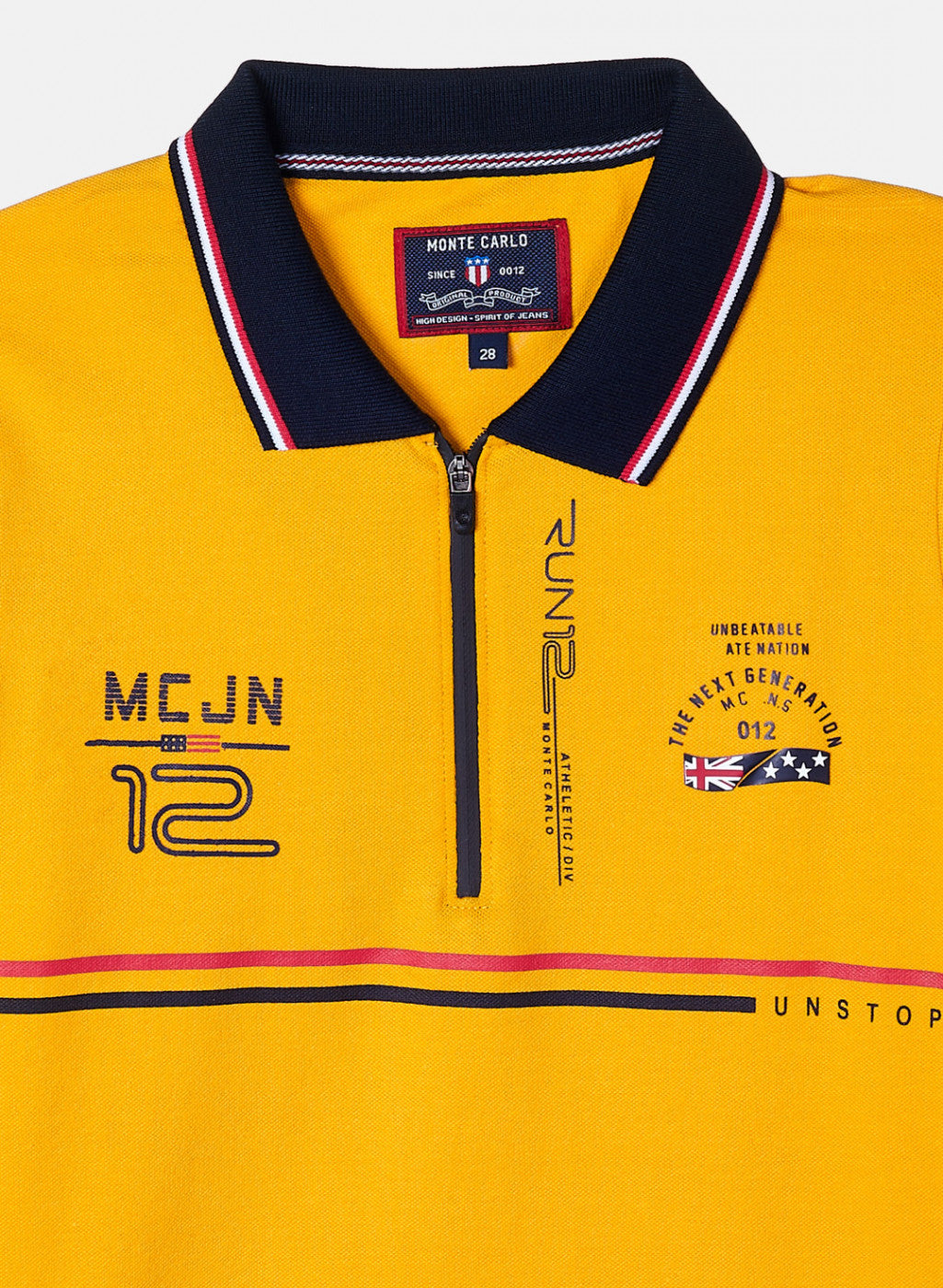 Boys Mustard Printed T-Shirt