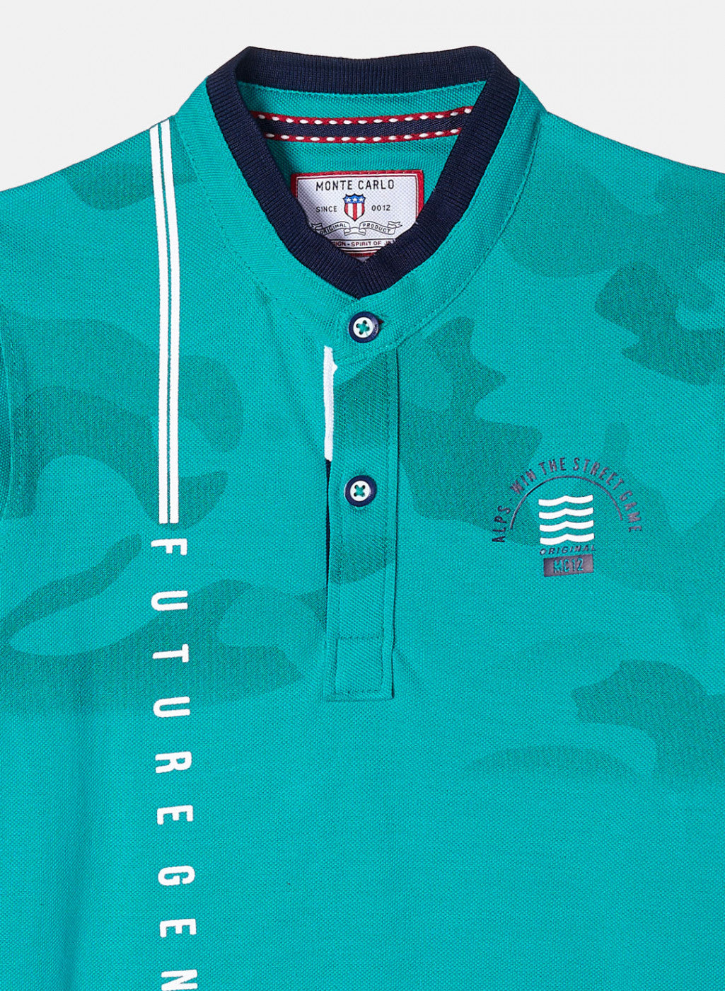 Boys Blue Printed T-Shirt