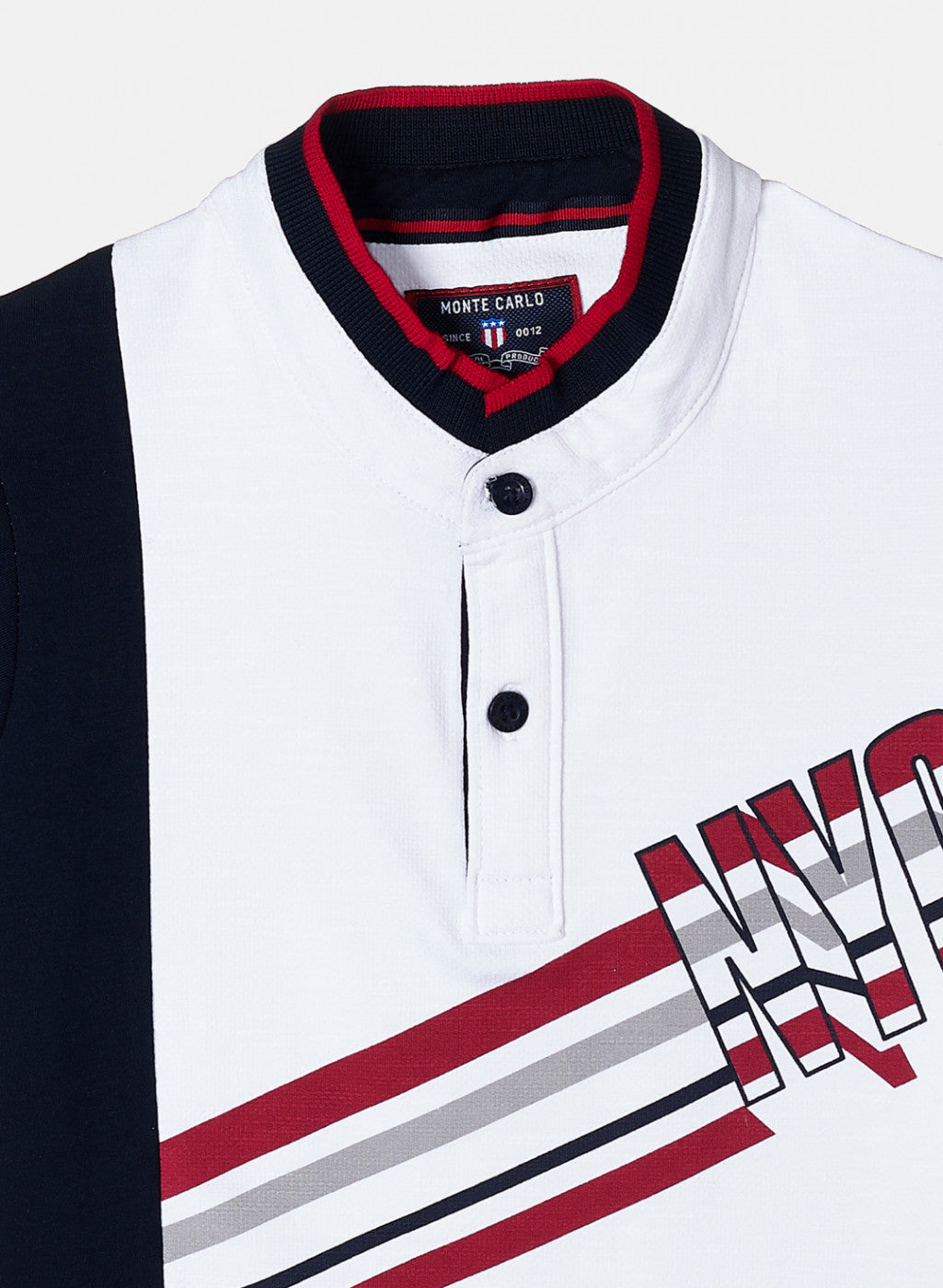 Boys White Printed T-Shirt