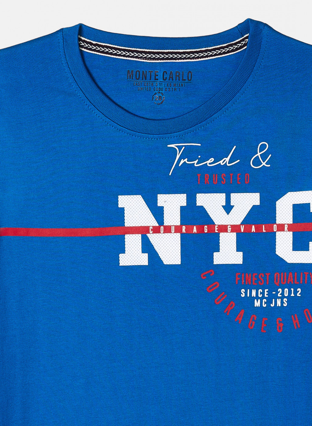 Boys Blue Printed T-Shirt