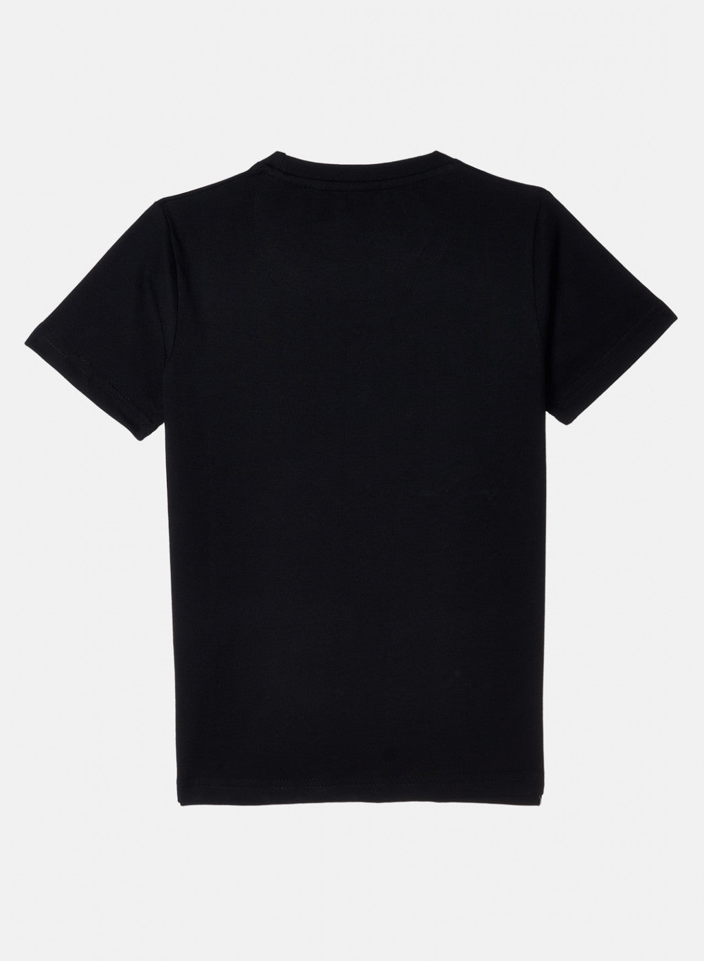 Boys Black Printed T-Shirt