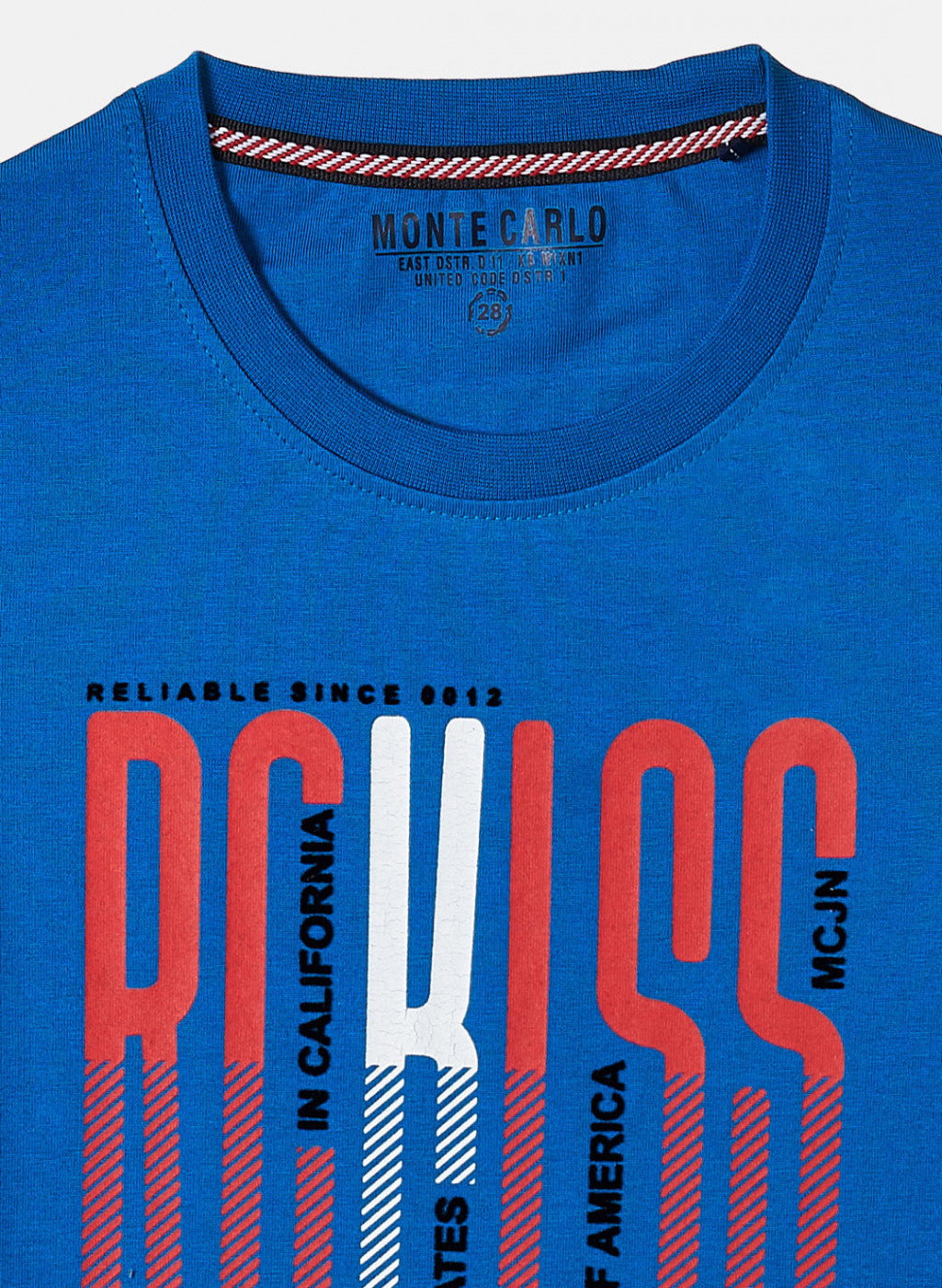 Boys Blue Printed T-Shirt