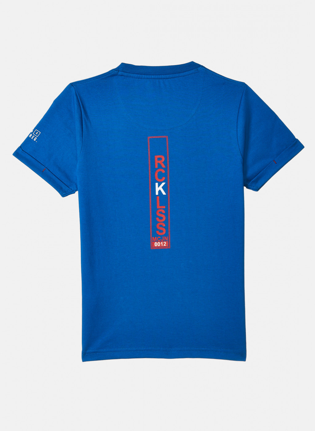 Boys Blue Printed T-Shirt