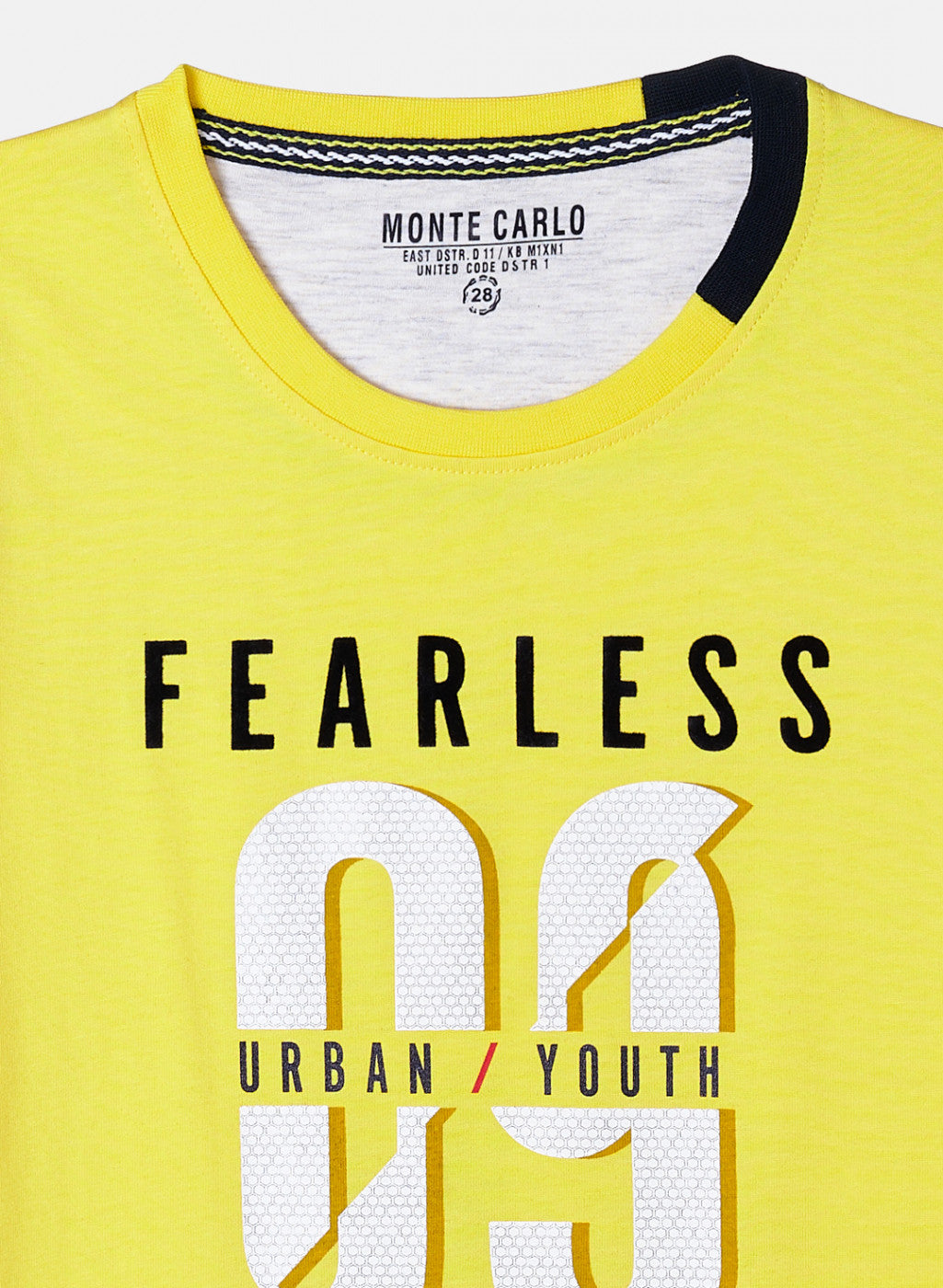 Boys Yellow Printed T-Shirt