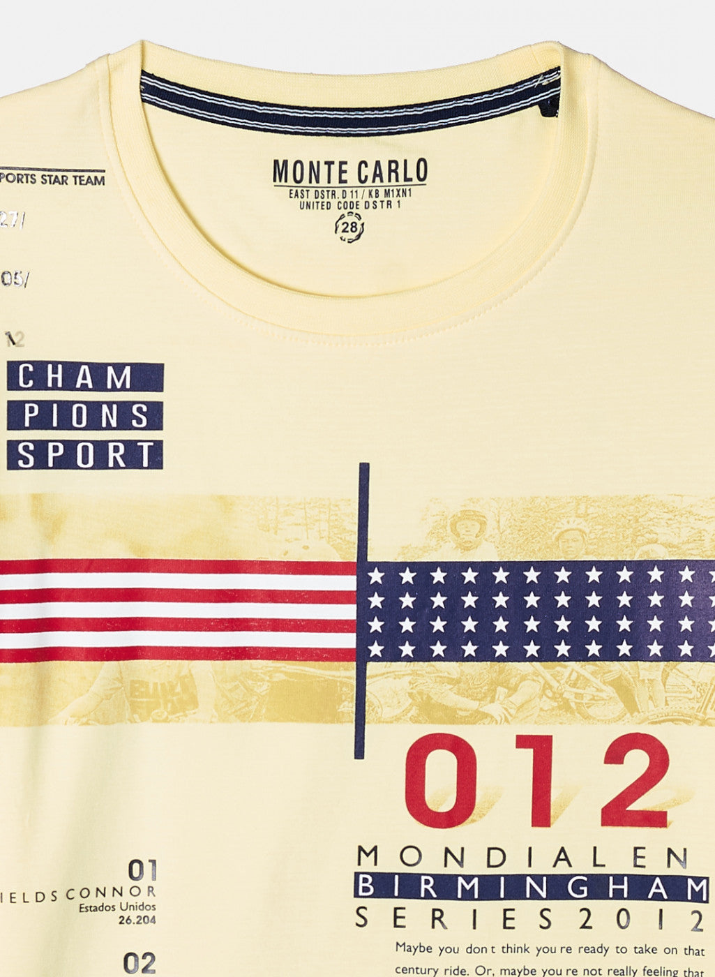 Boys Yellow Printed T-Shirt