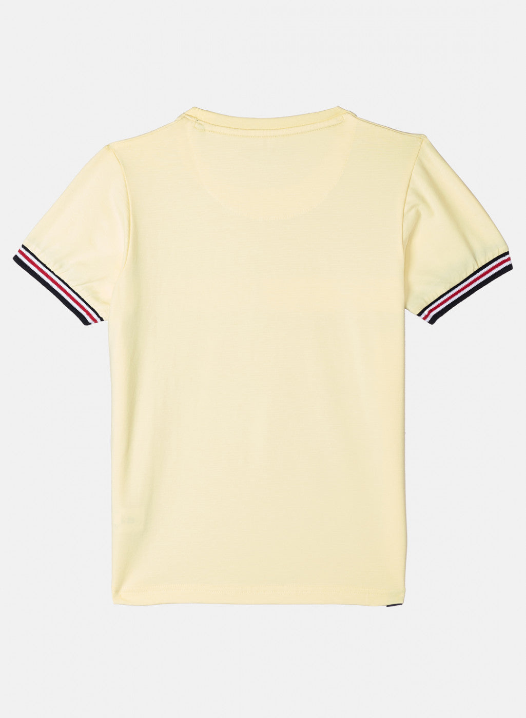 Boys Yellow Printed T-Shirt