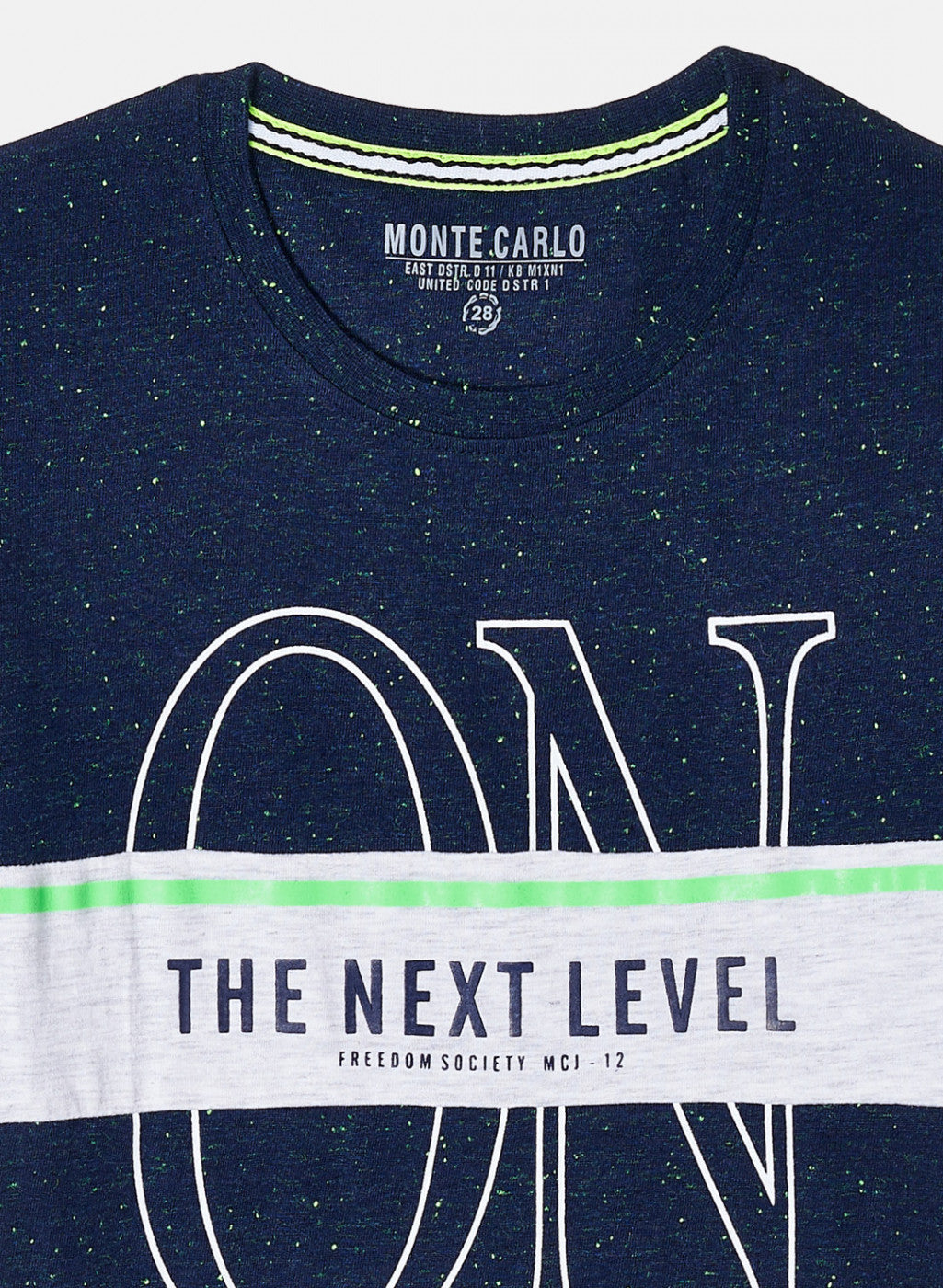 Boys Navy Blue Printed T-Shirt