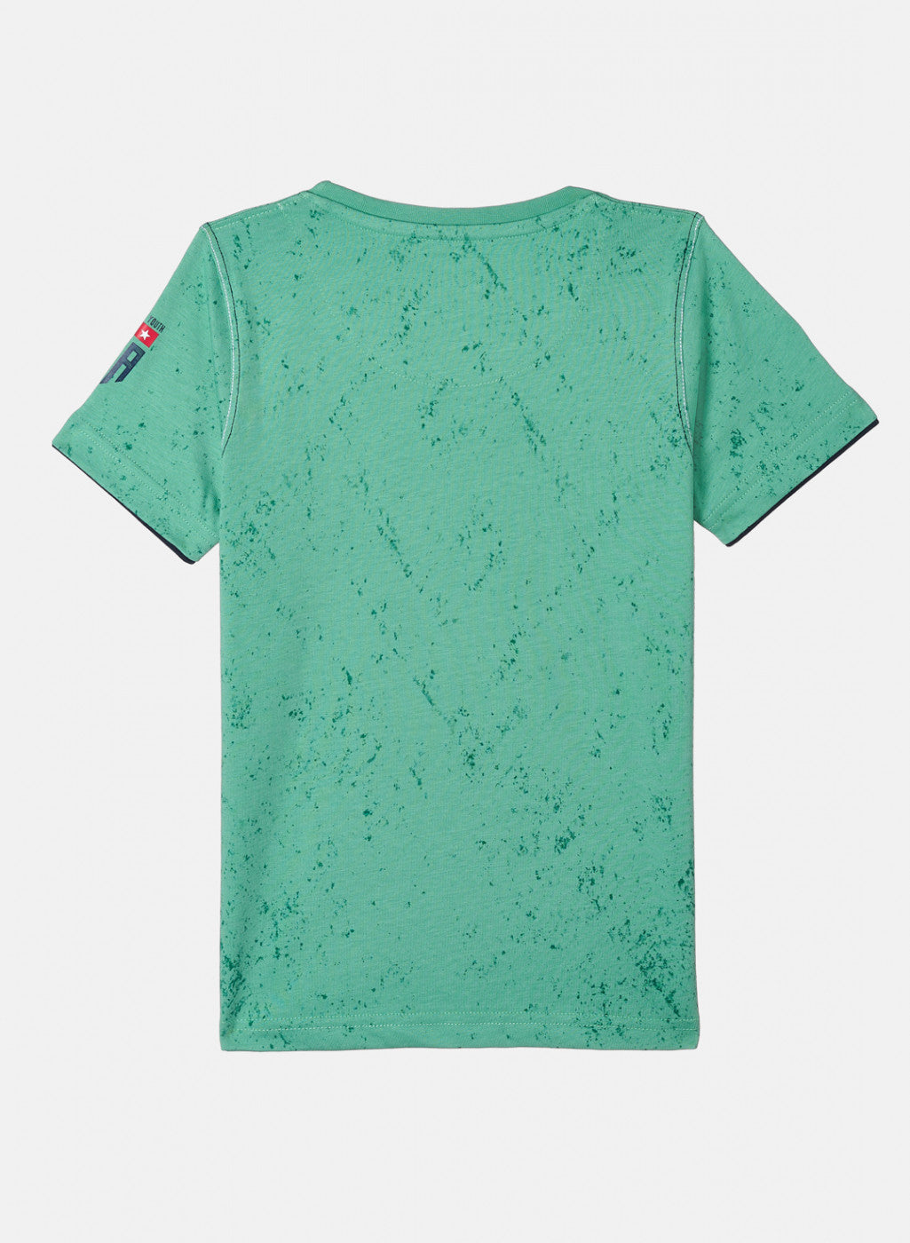 Boys Green Printed T-Shirt
