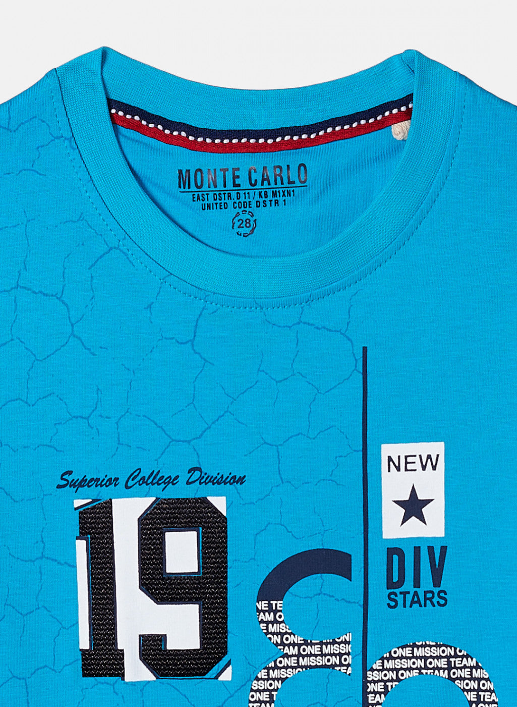 Boys Blue Printed T-Shirt