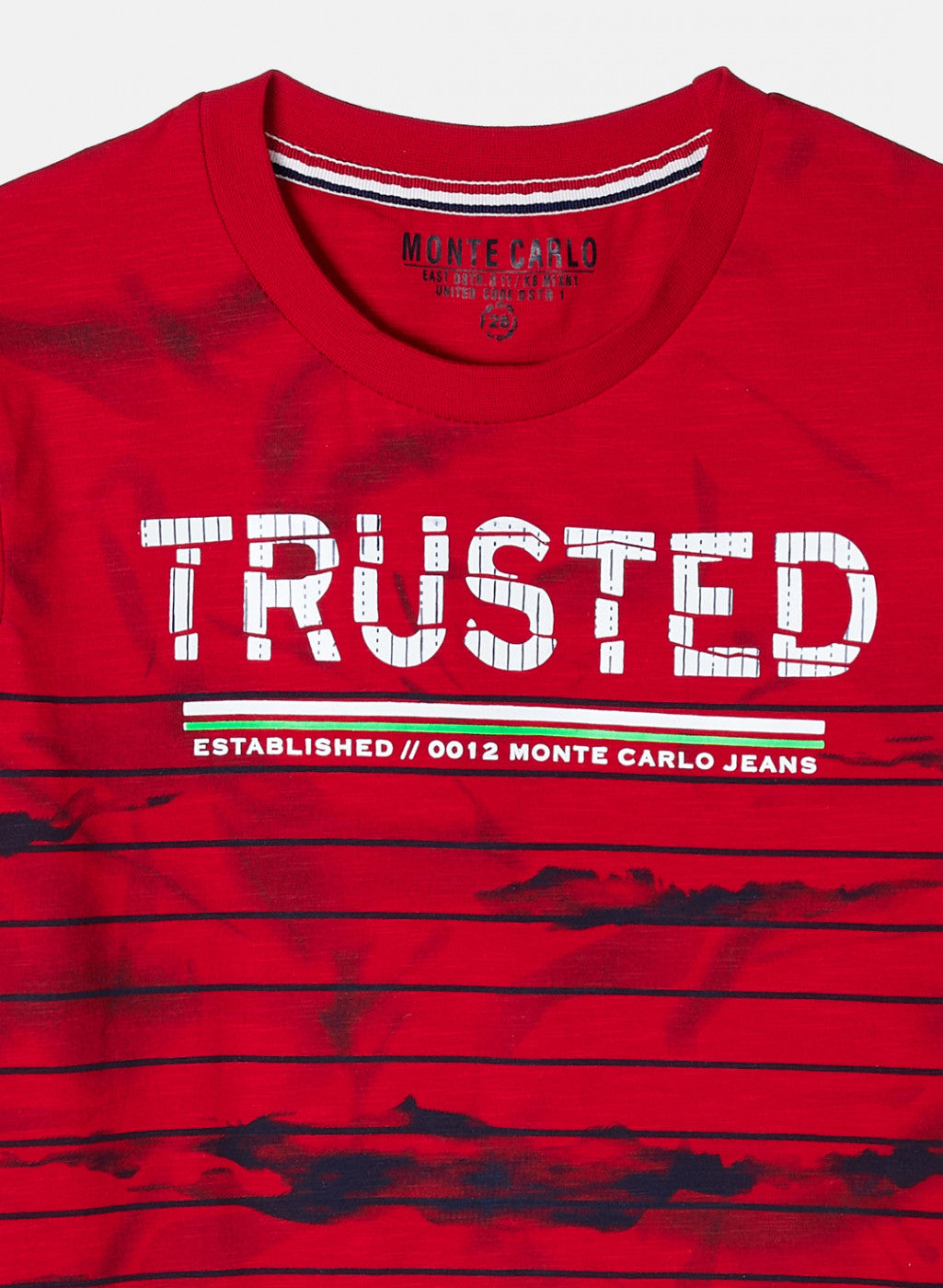 Boys Red Printed T-Shirt