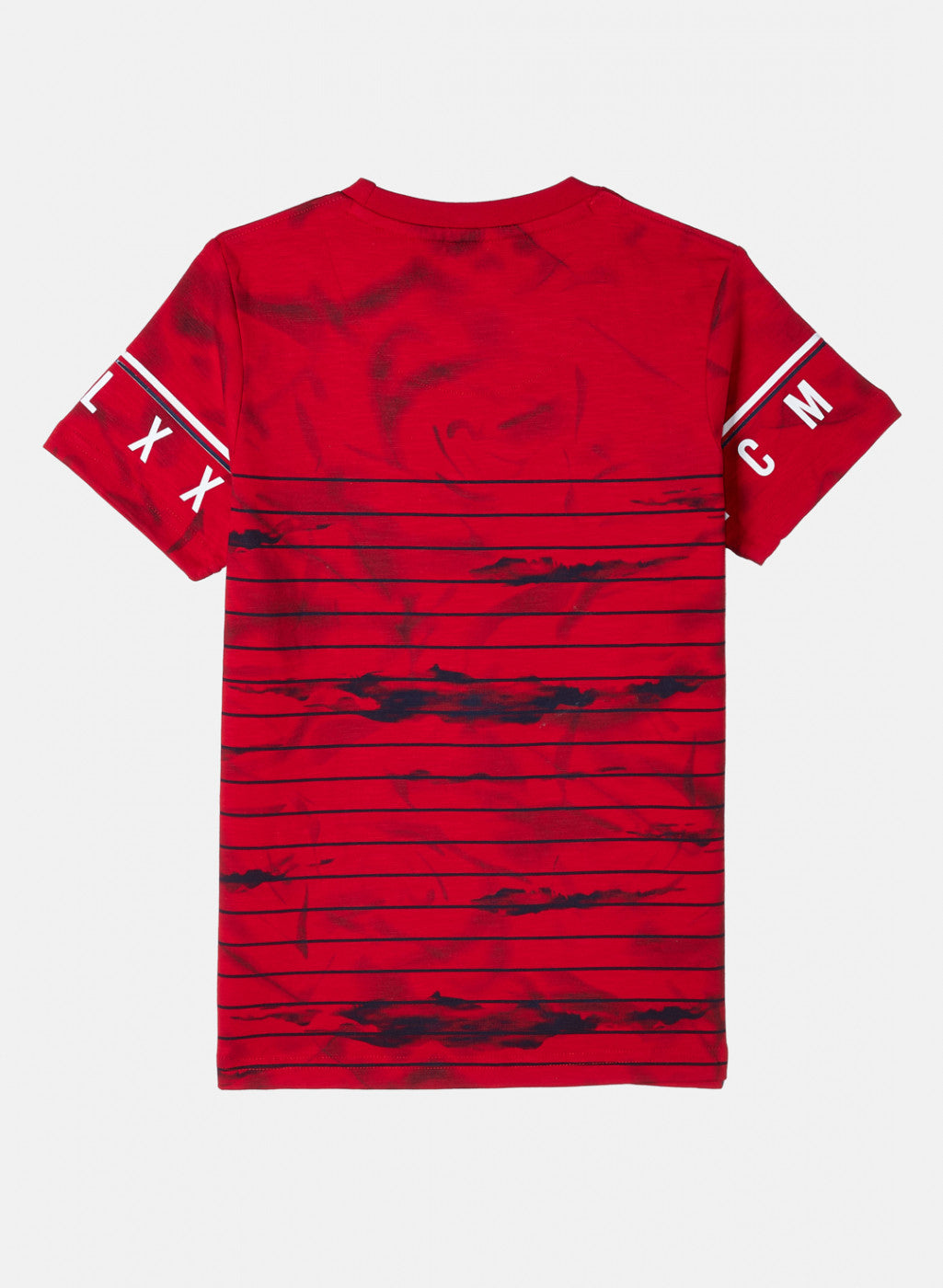 Boys Red Printed T-Shirt