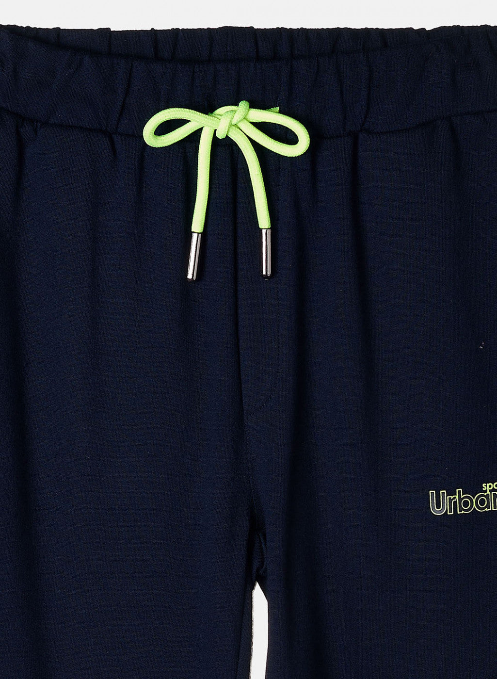 Boys Navy Blue Printed Lower