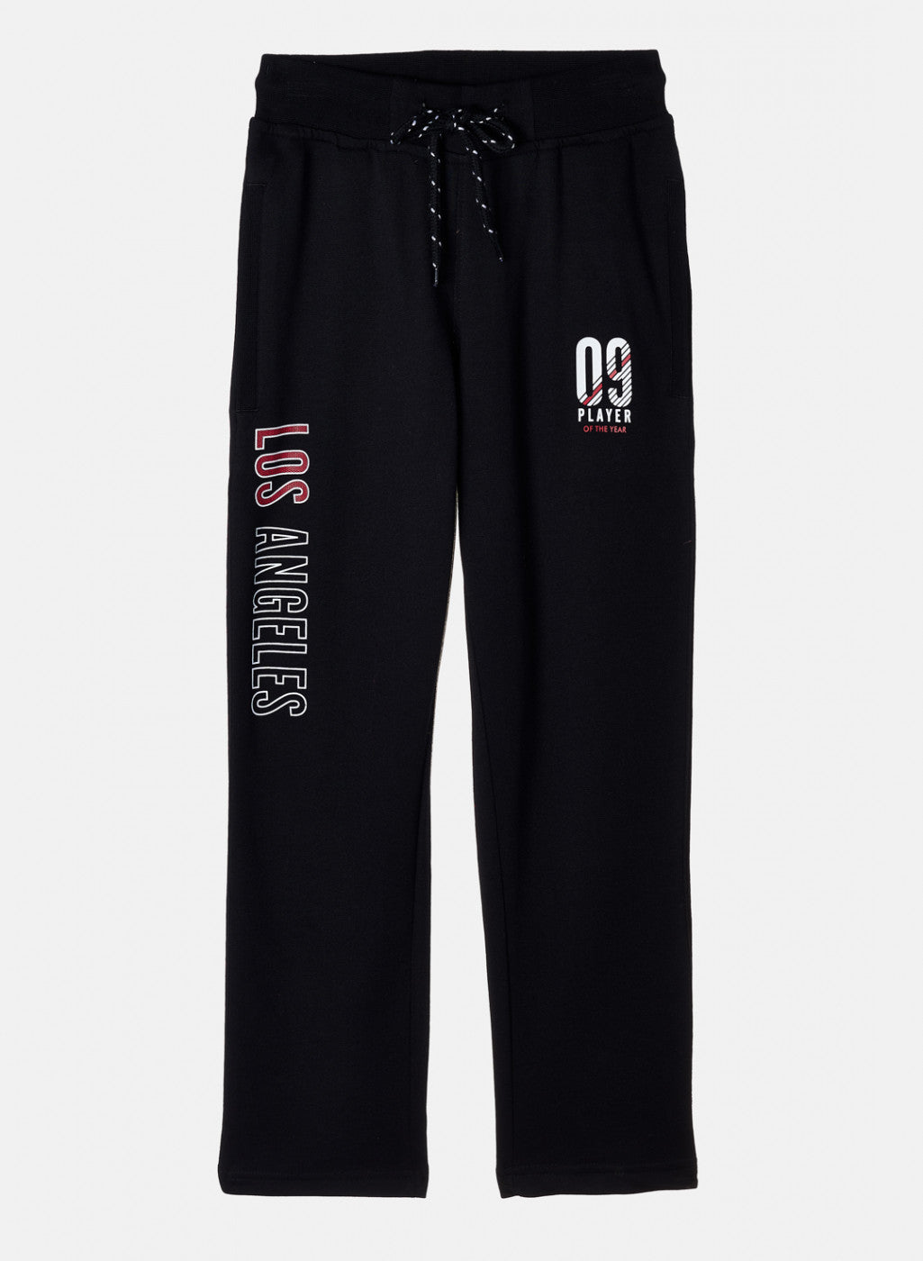 Boys Black Printed Lower