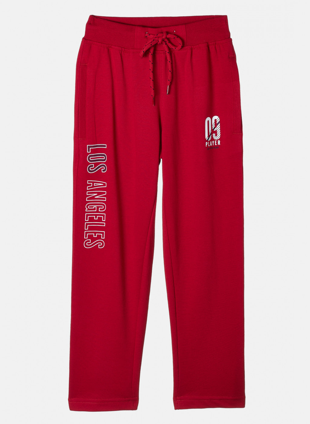 Boys Red Printed Lower