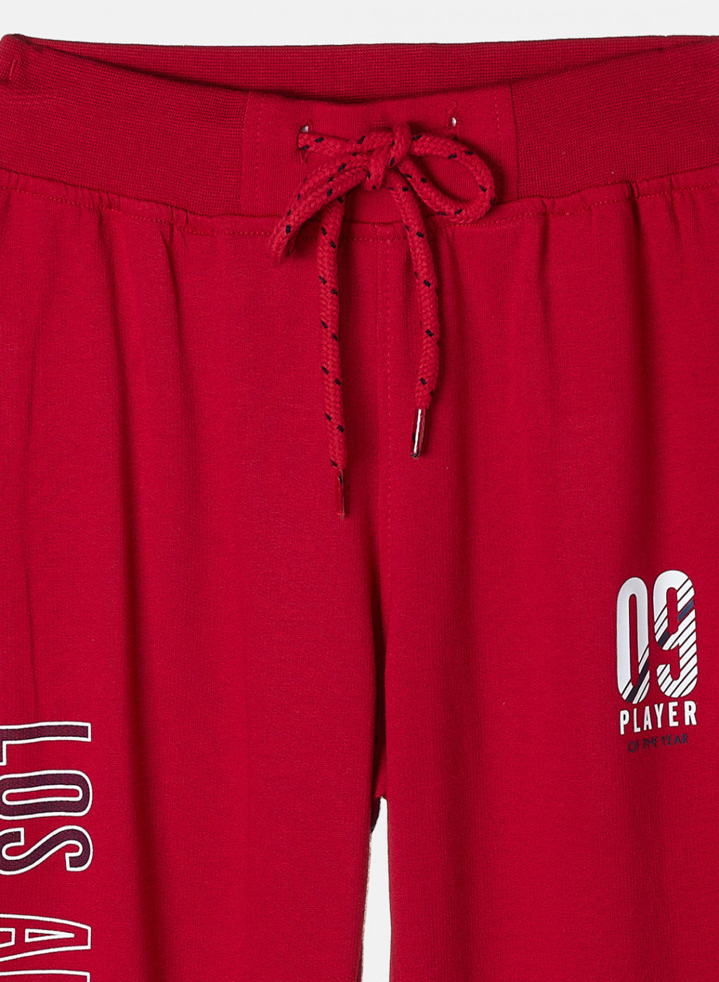 Boys Red Printed Lower