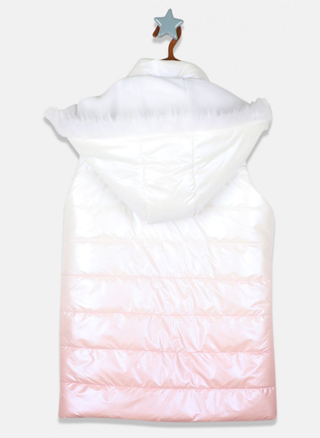 Girls Pink Solid Jacket