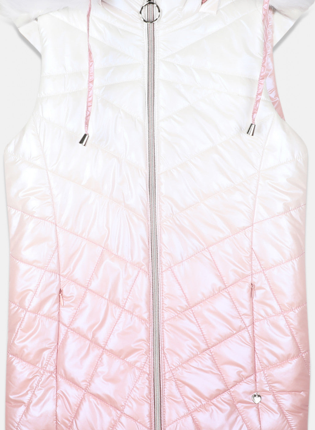 Girls Pink Solid Jacket