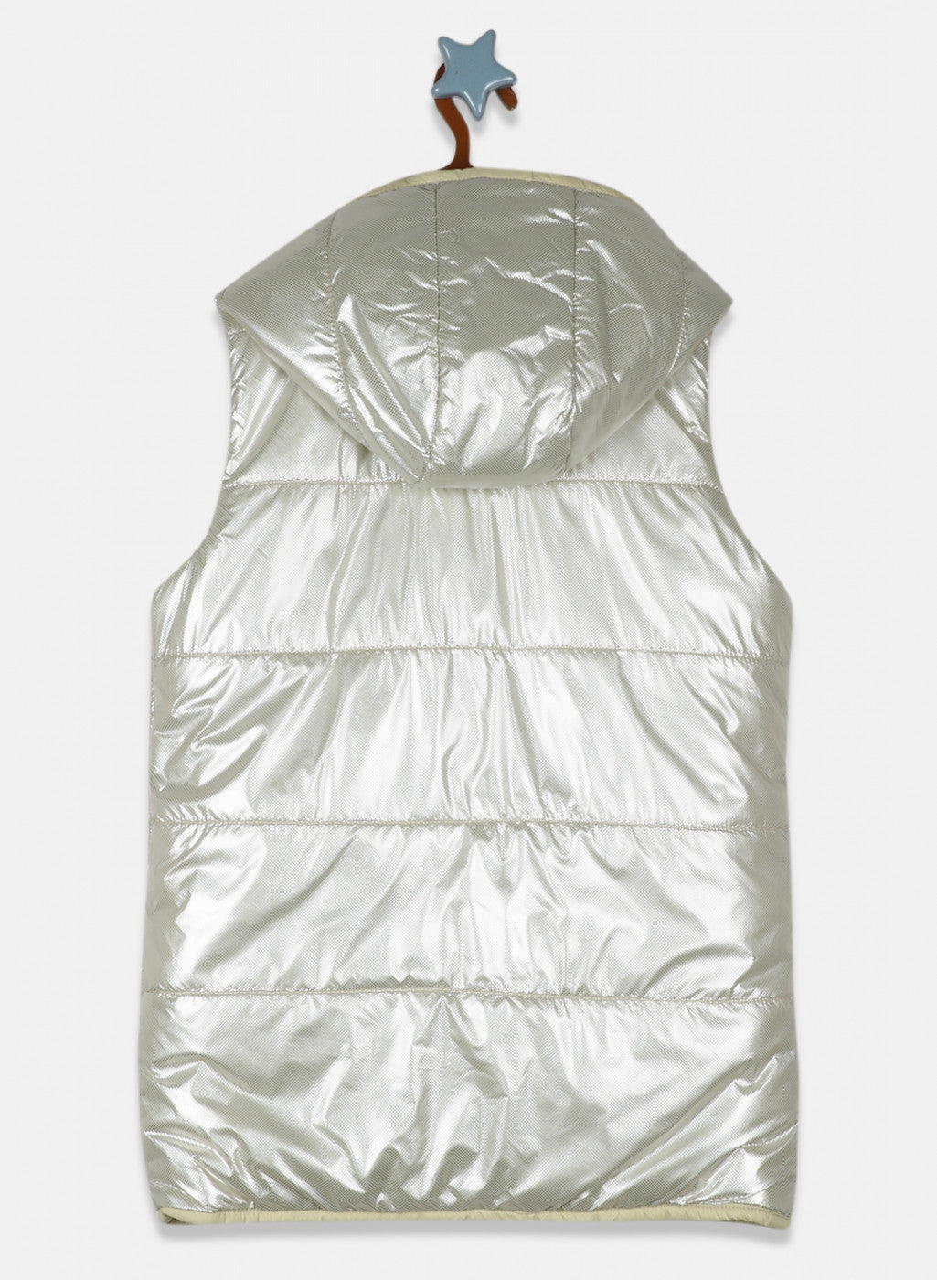 Girls Beige Solid Jacket