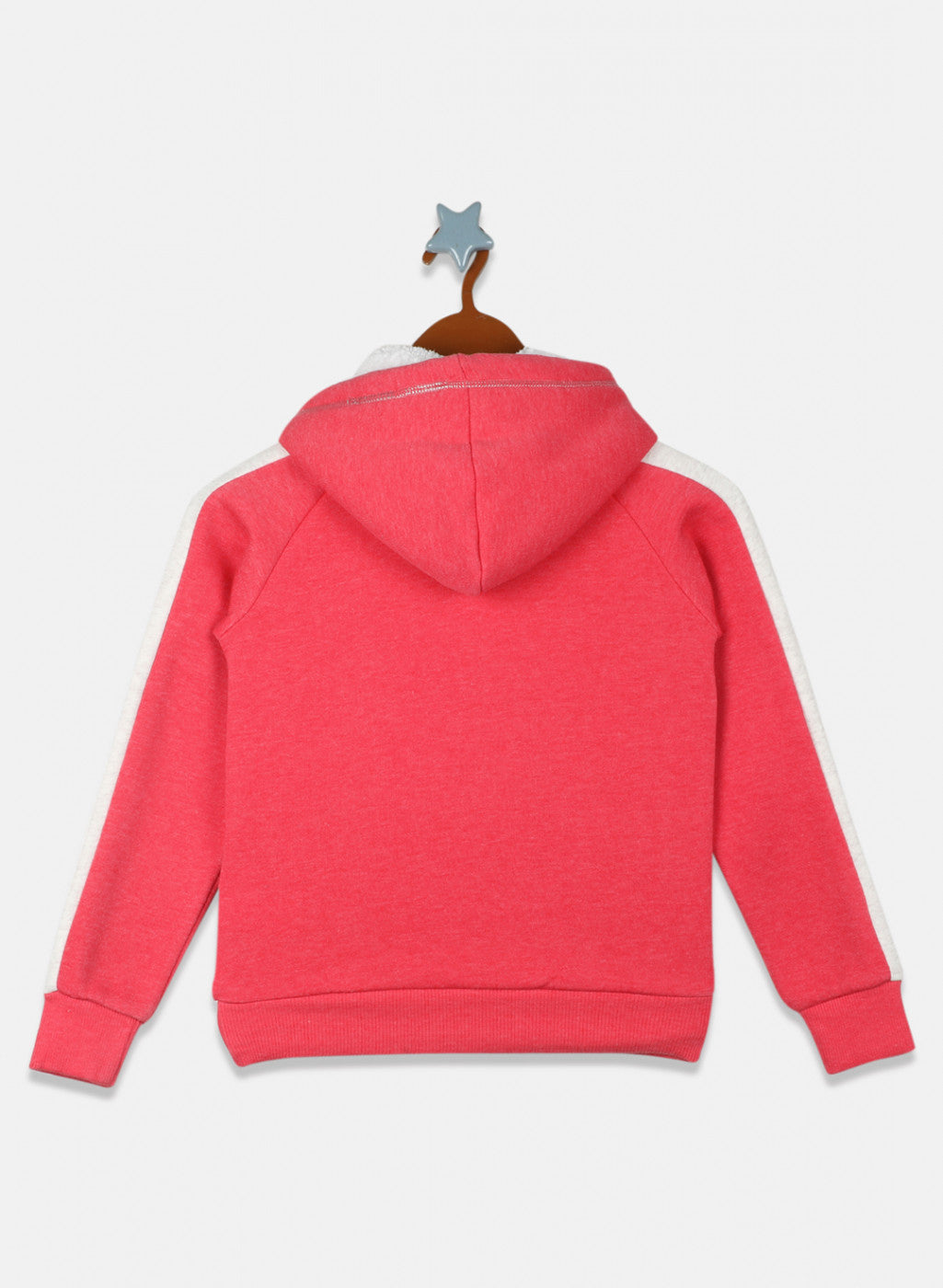 Girls Pink Printed Sweatshirt