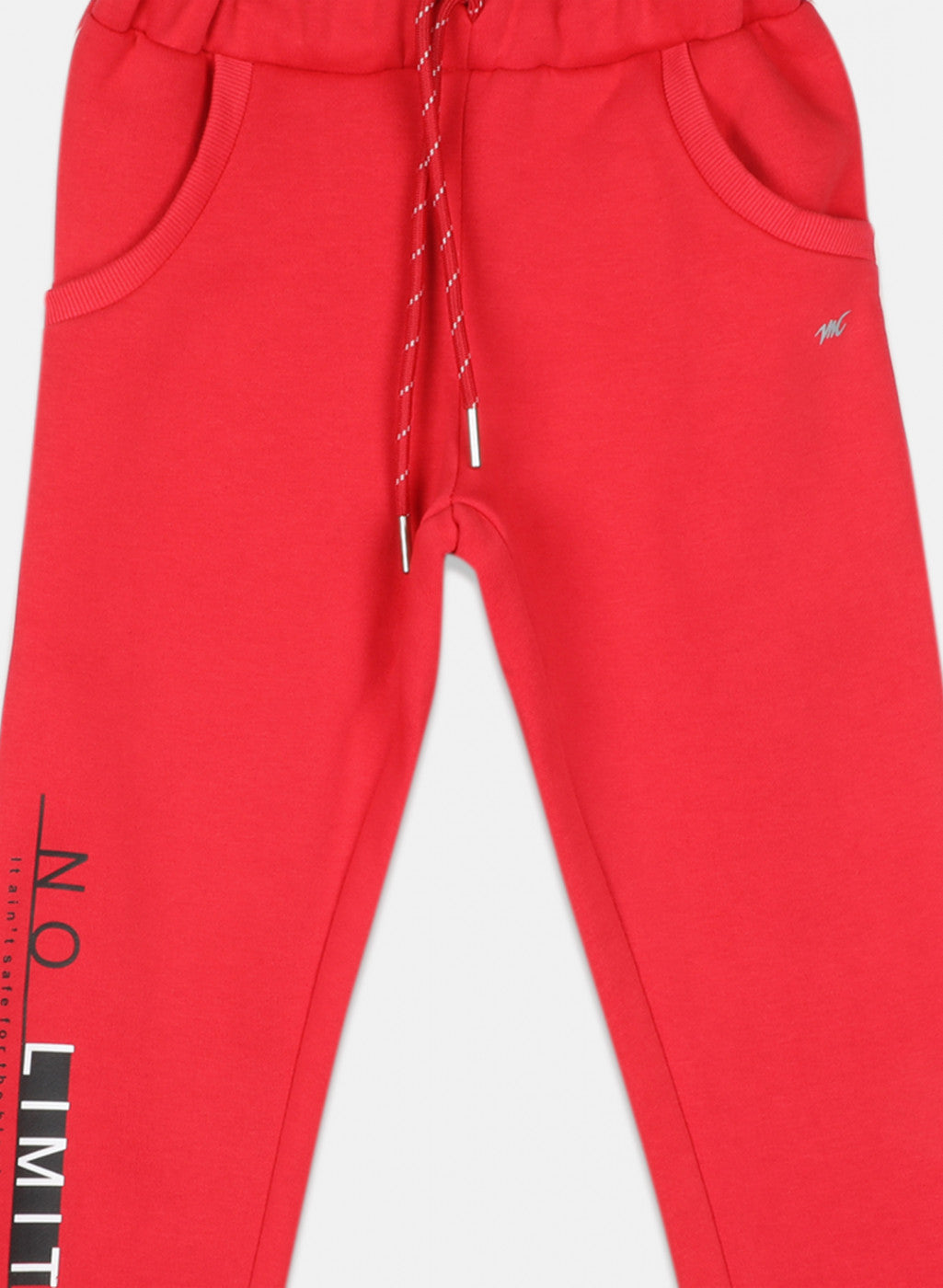 Girls Dark Pink Printed Lower