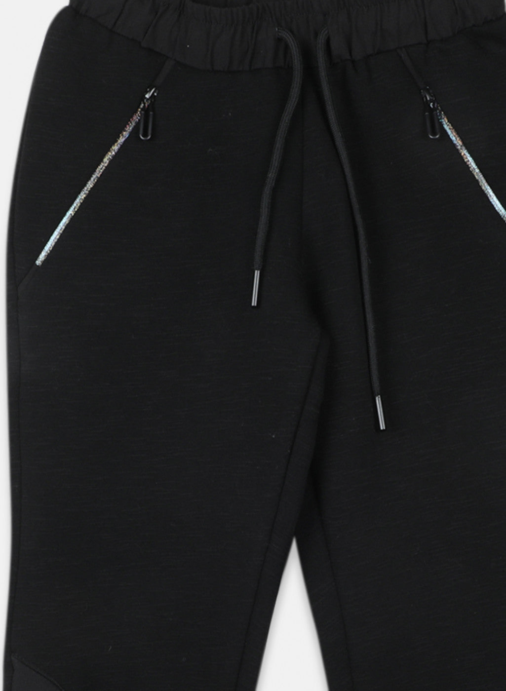 Girls Black Printed Lower