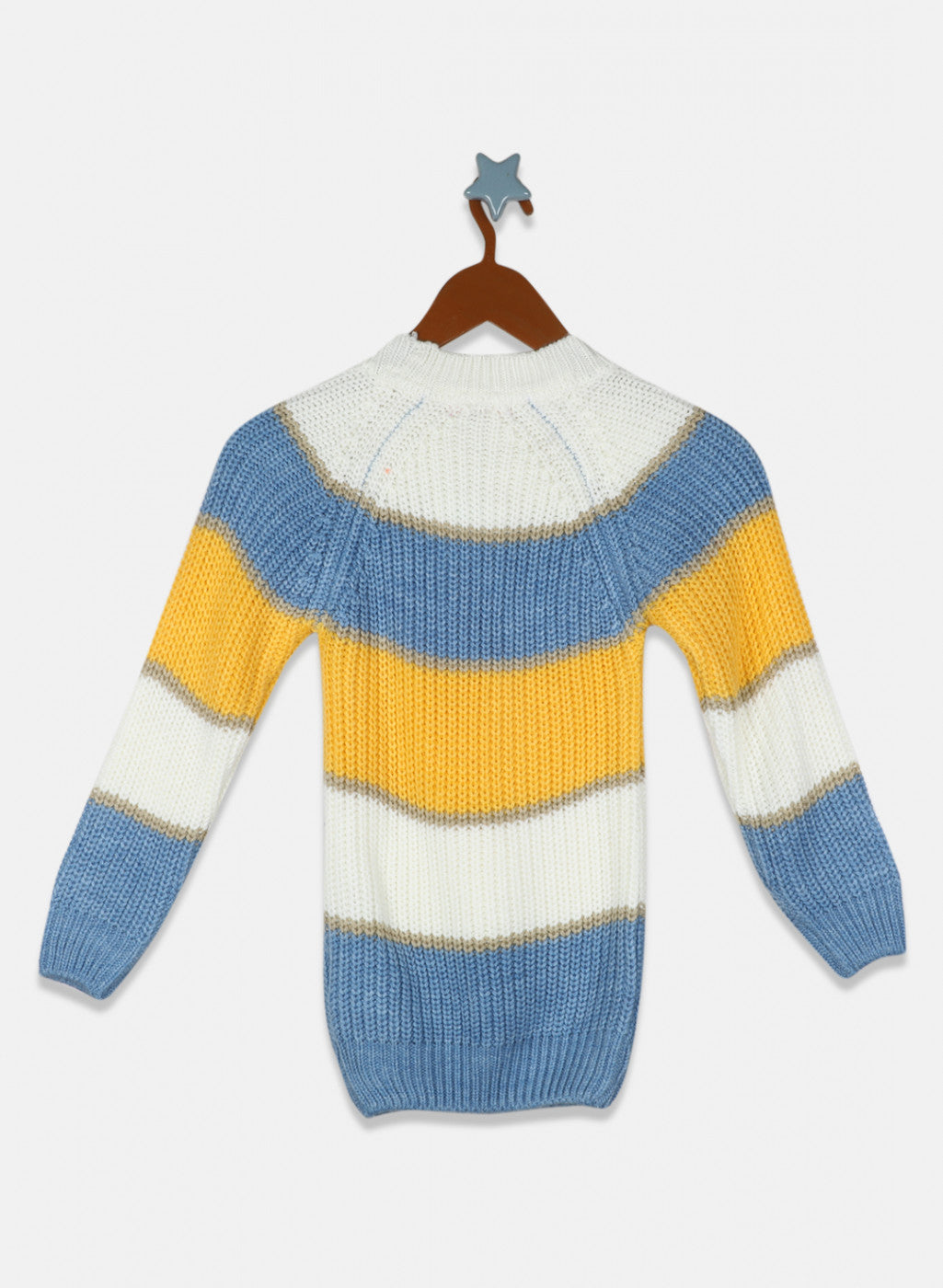 Girls Blue Stripe Top