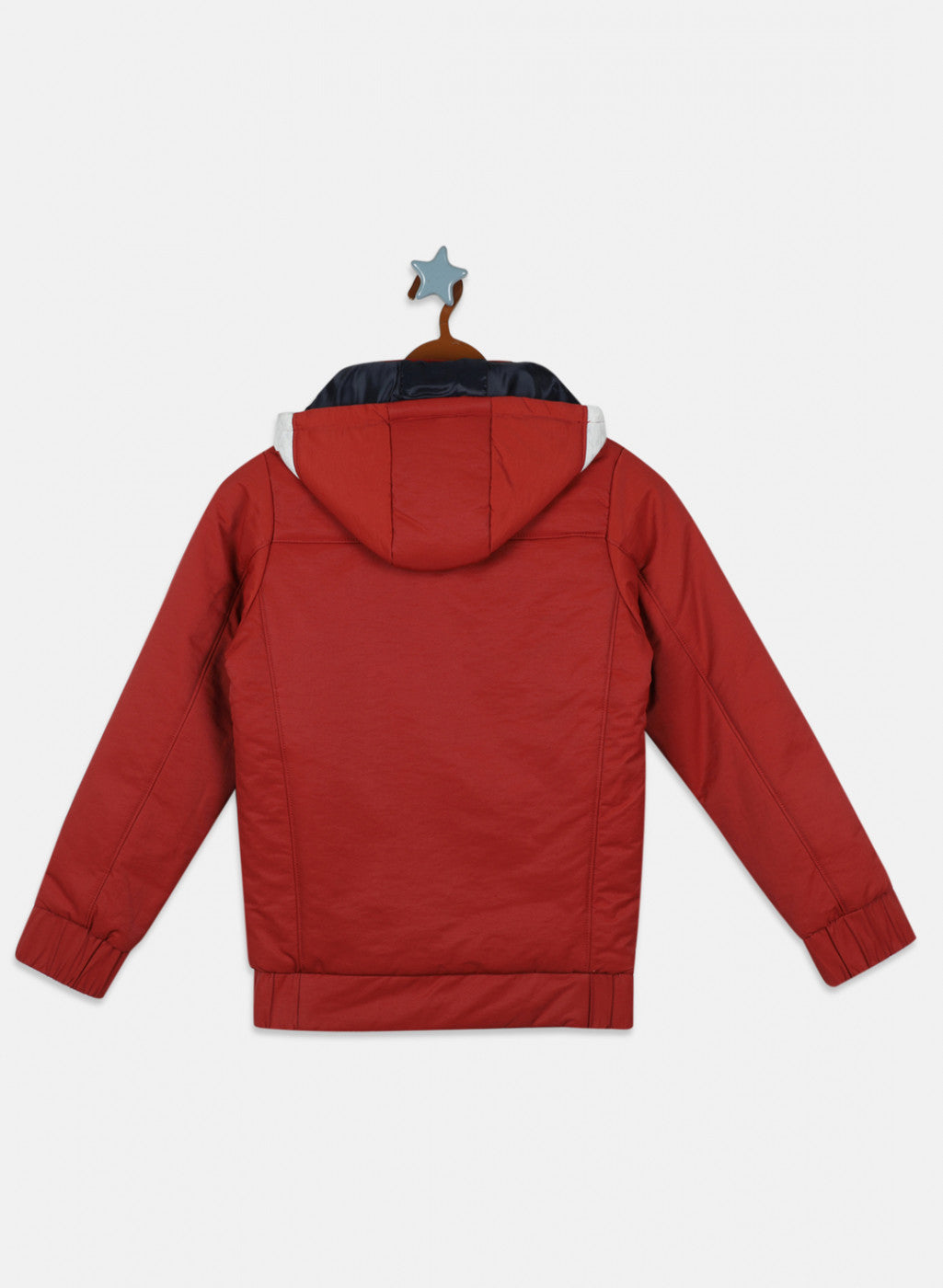 Boys Red Solid Jacket