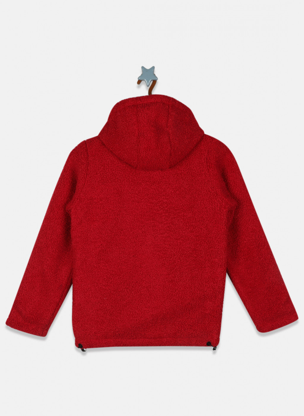 Boys Red Solid Jacket