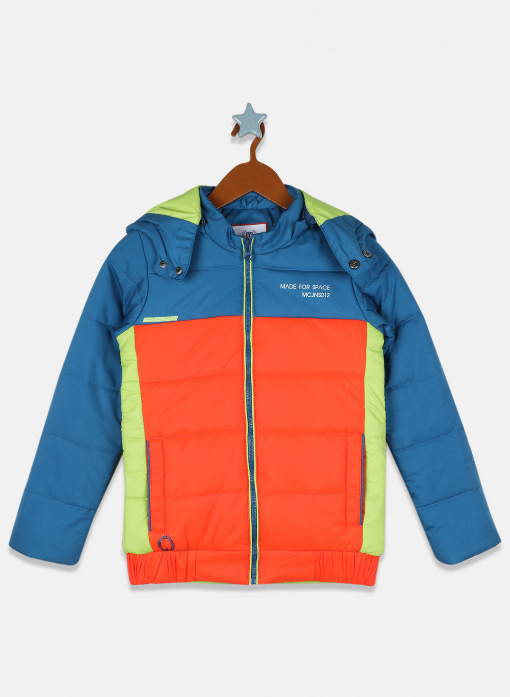 Boys Multicolor Solid Jacket