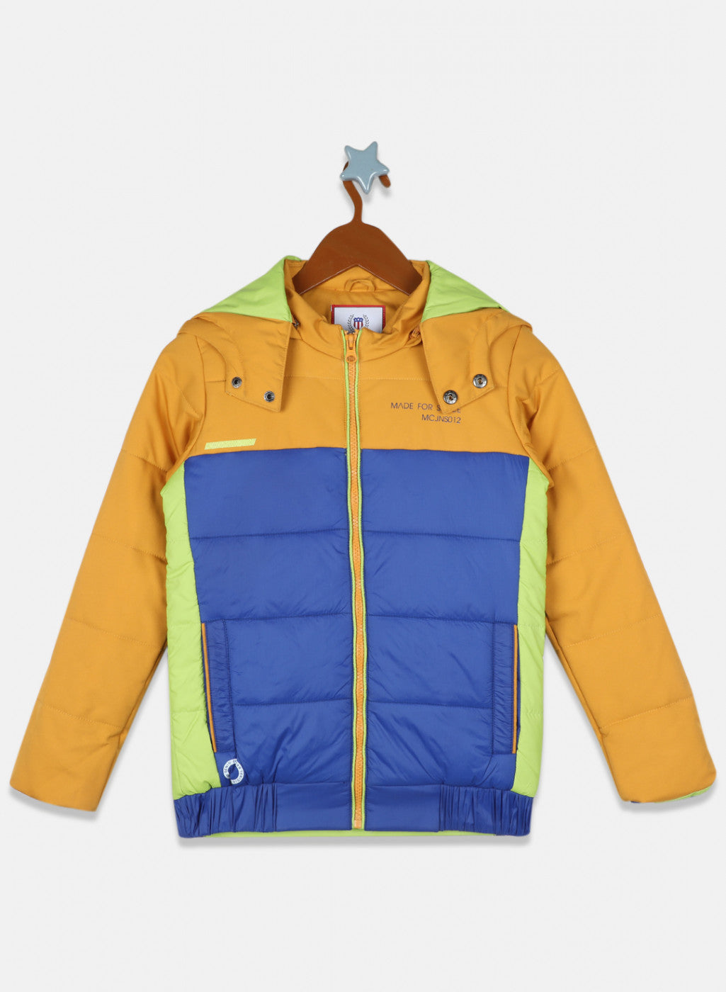Boys Multicolor Solid Jacket
