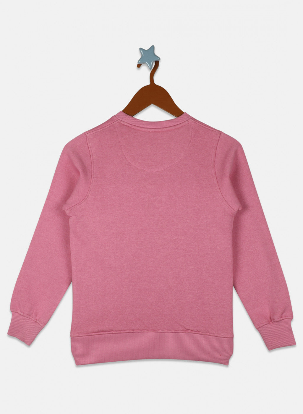 Boys Pink Printed Sweatshirt