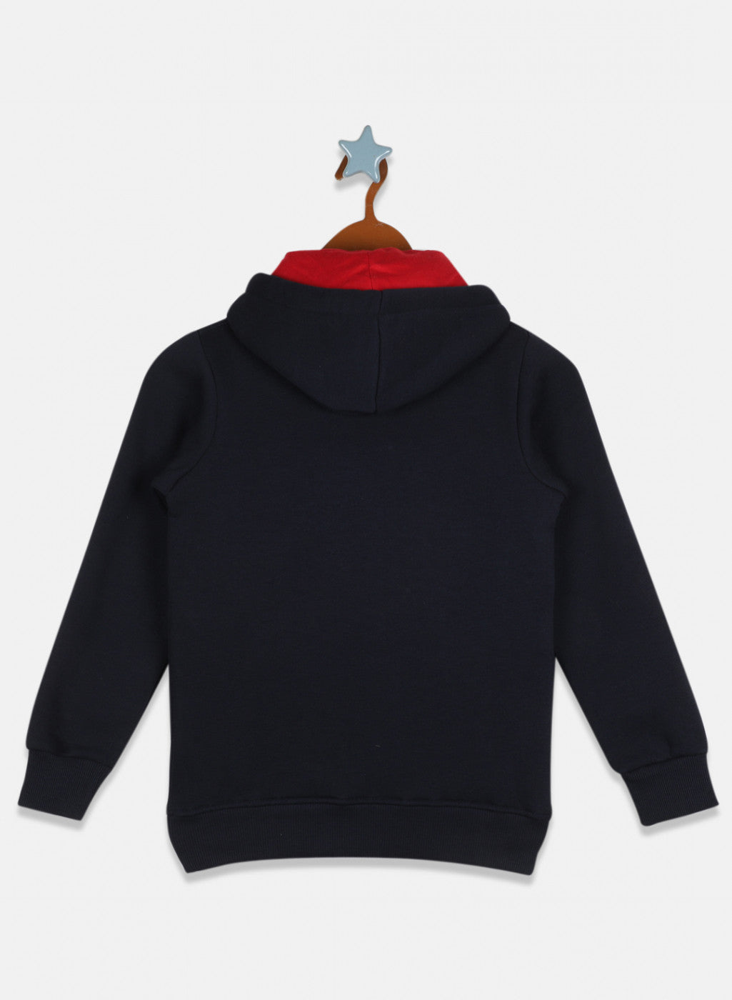 Boys Navy Blue Printed Sweatshirt