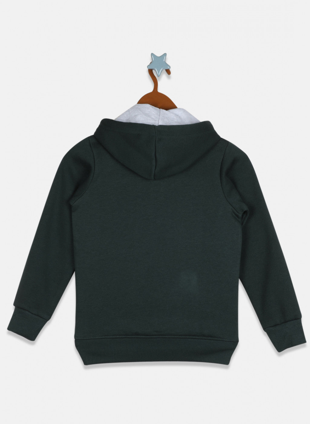 Boys Green Printed Sweatshirt