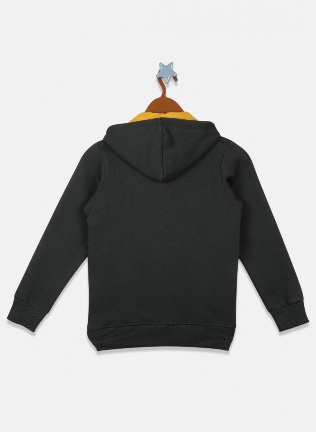 Boys Olive Printed Sweatshirt