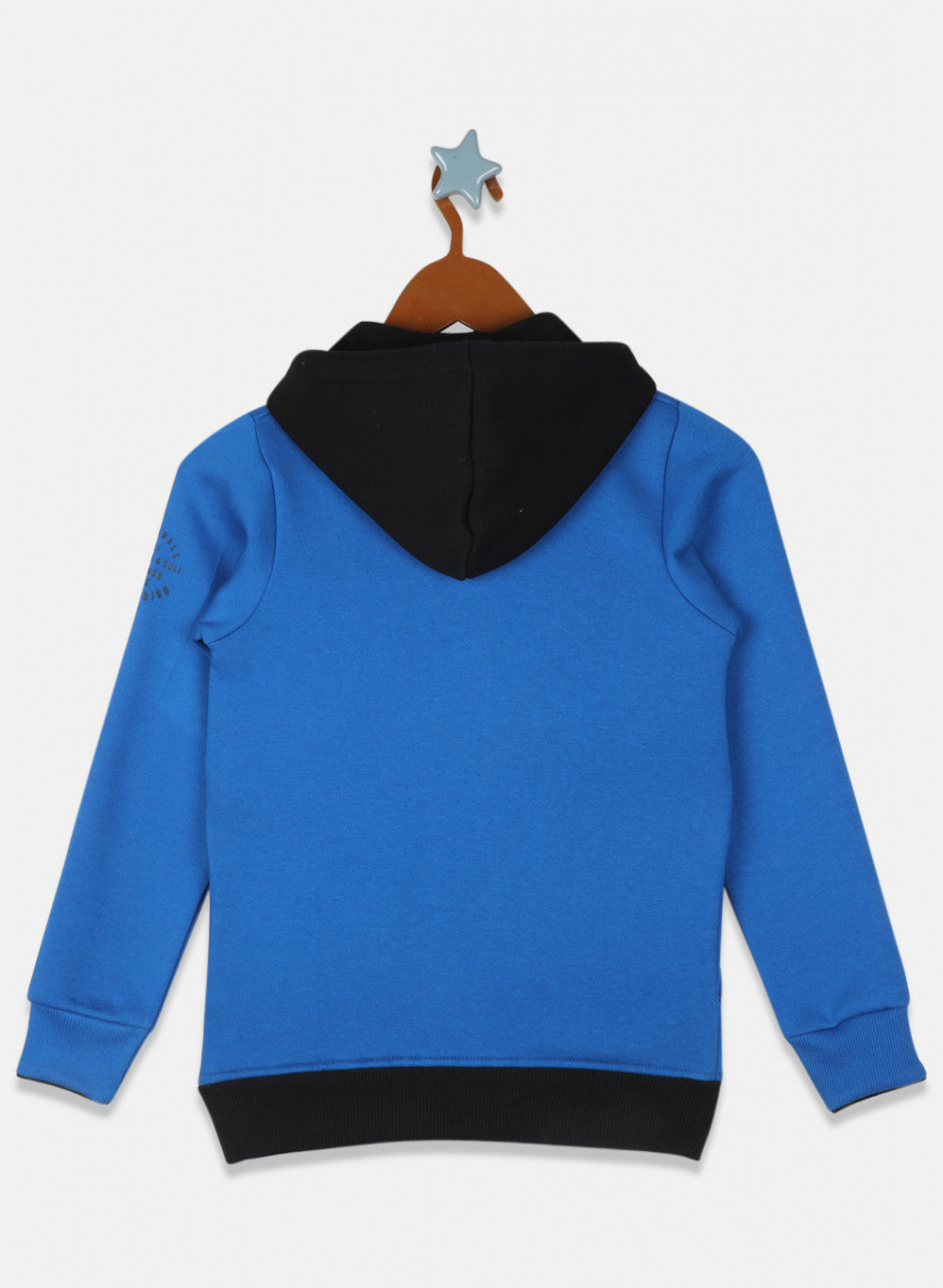 Boys Royal Blue Printed Sweatshirt