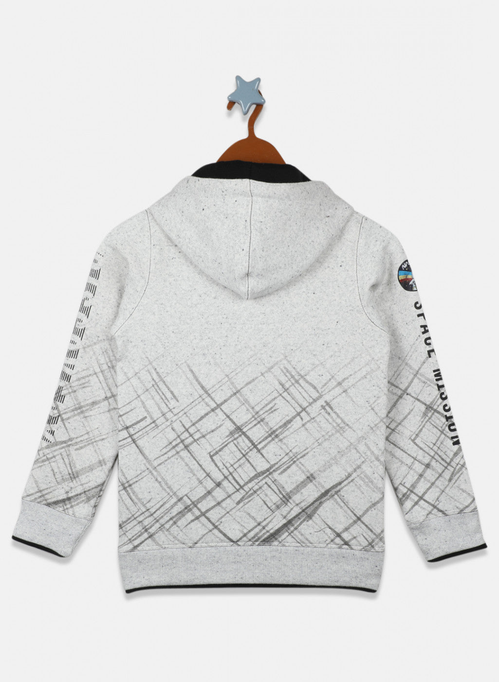 Boys Grey Printed Sweatshirt