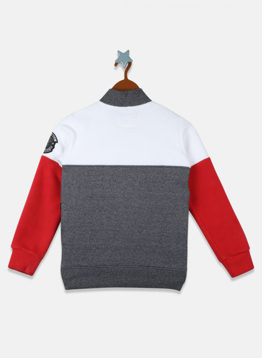 Boys Multicolor Embroidered Sweatshirt